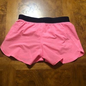 Girls Pink Reebok Shorts.